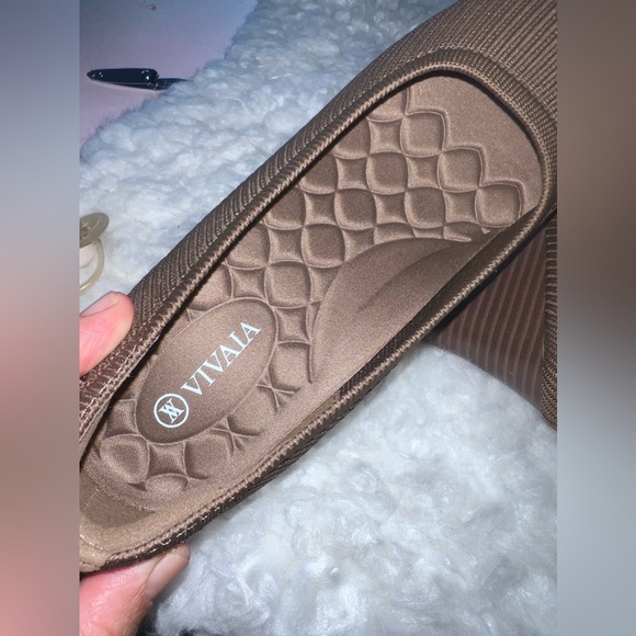 VIVAIA Margot Wedge Women's Square Toe Wedge Pumps Shoes 8 NWOB - Picture 6 of 6